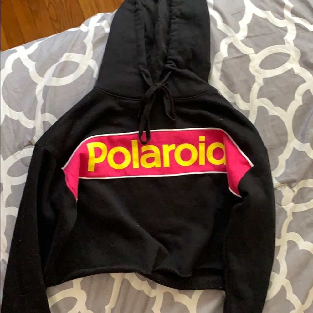 Forever 21 cropped Polaroid sweatshirt